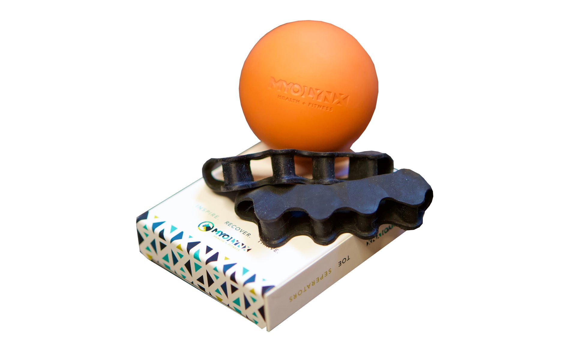 product image of massage ball and toe spacers product image